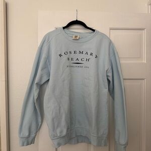 Comfort Colors rosemary beach Blue sweatshirt